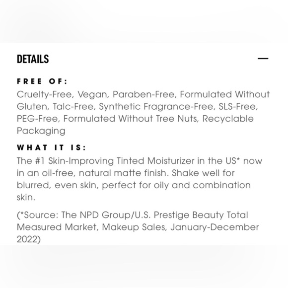 bareMinerals Complexion Rescue Natural Matte Tinted Moisturizer in Birch 1.5 - Picture 6 of 8